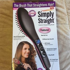 Simply straight hair straightener